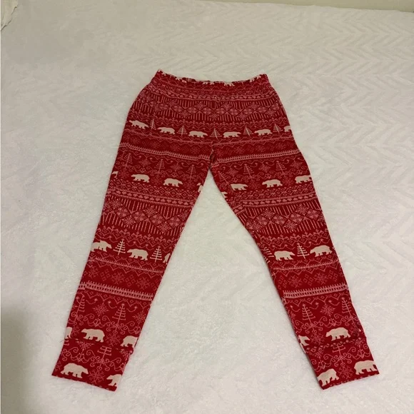 Disney Red Fair Isle Bear Pajama Set - Picture 9 of 14